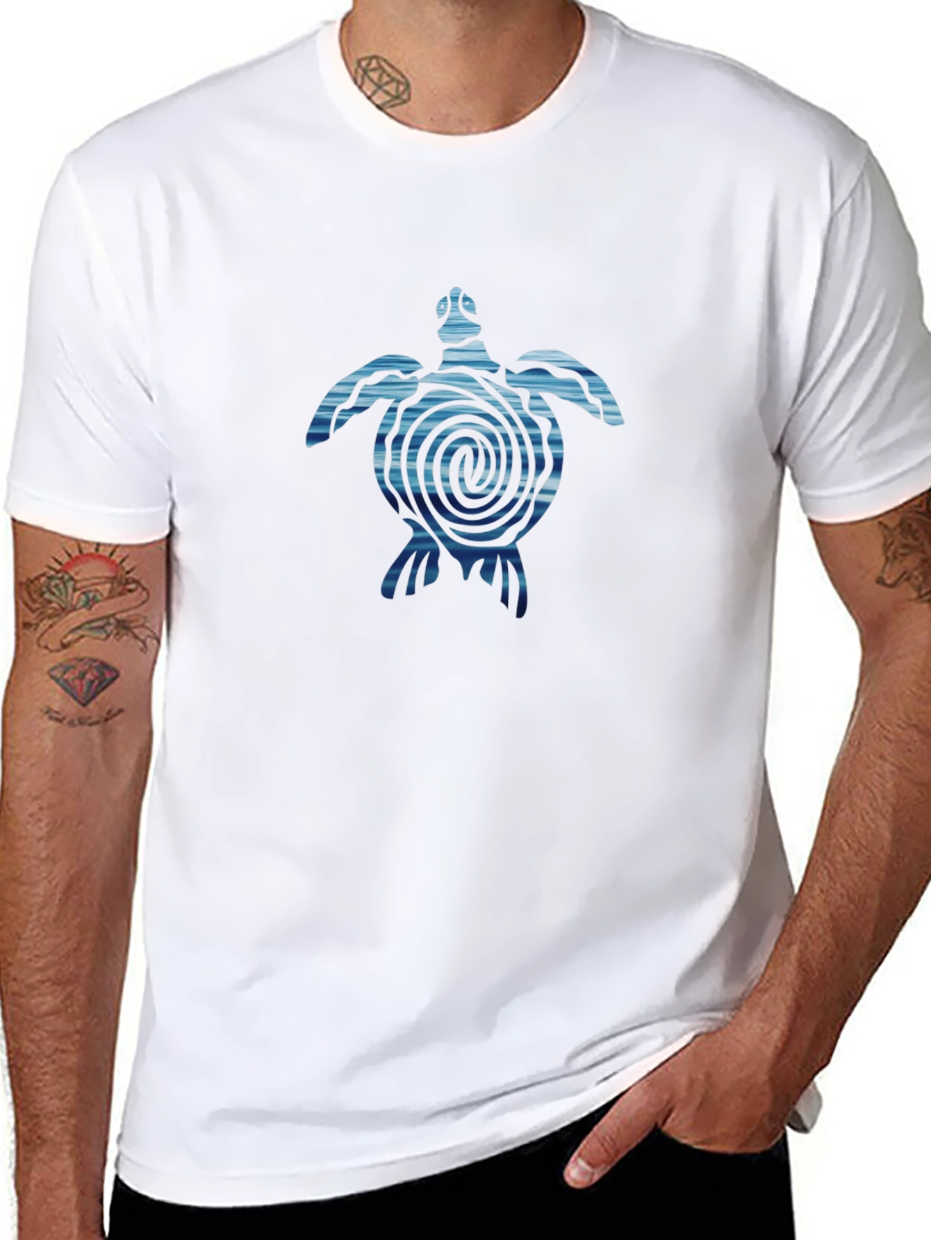 Blue Turtle Graphic Tee