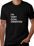 Goal Oriented Graphic Tee - Mens Black T-Shirt