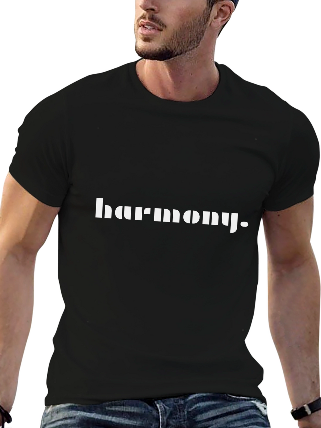 Harmony Graphic Tee - Mens Black T-Shirt