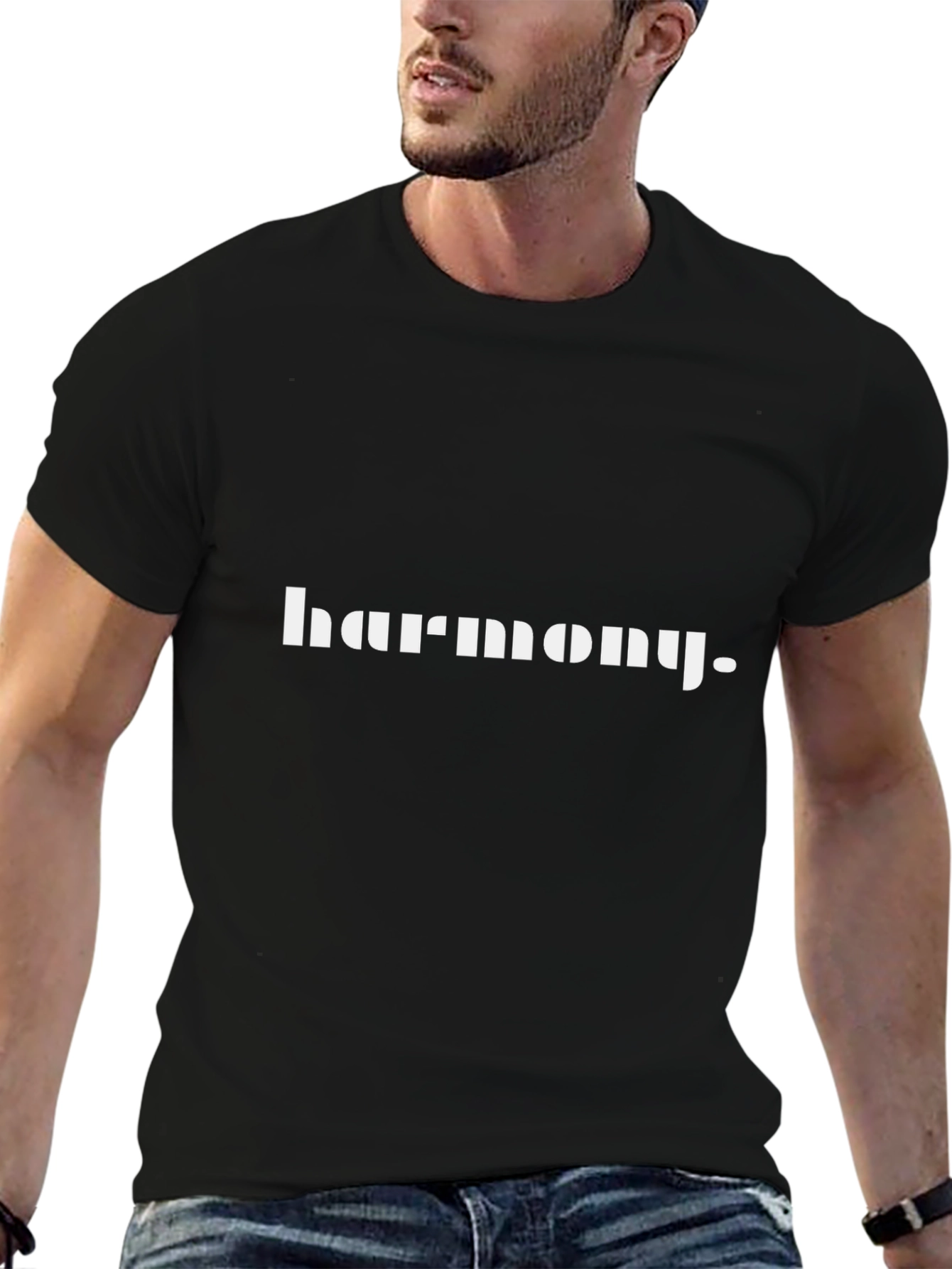 Harmony Graphic Tee - Mens Black T-Shirt