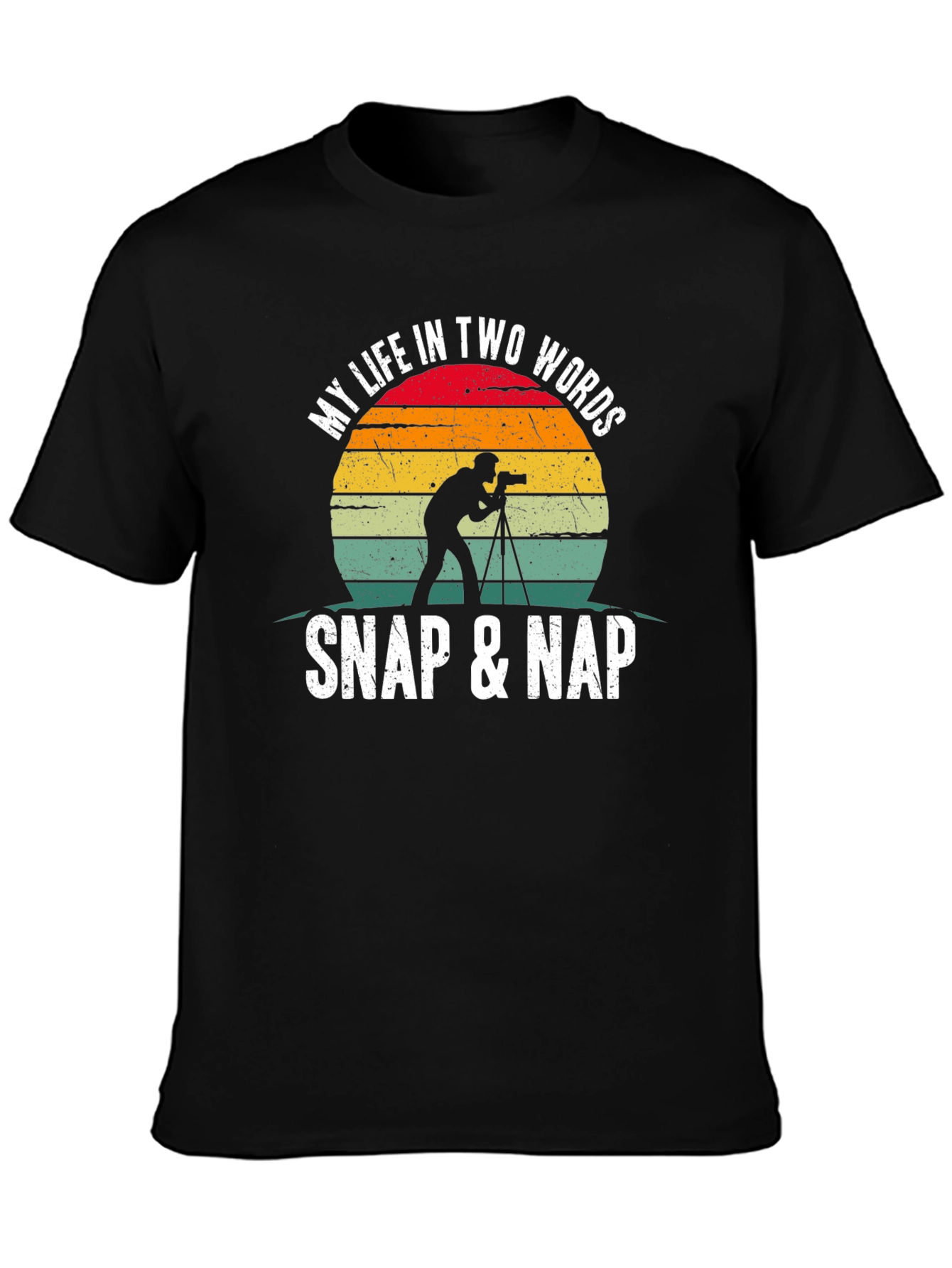 Snap & Nap Photographer Graphic T-Shirt