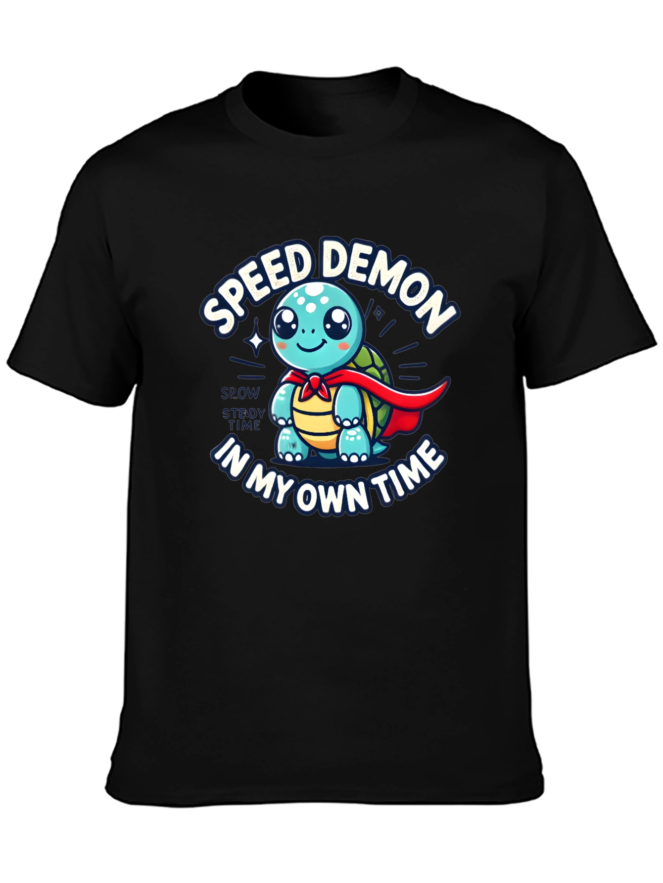 Speed Demon Turtle T-Shirt - Slow & Steady Wins