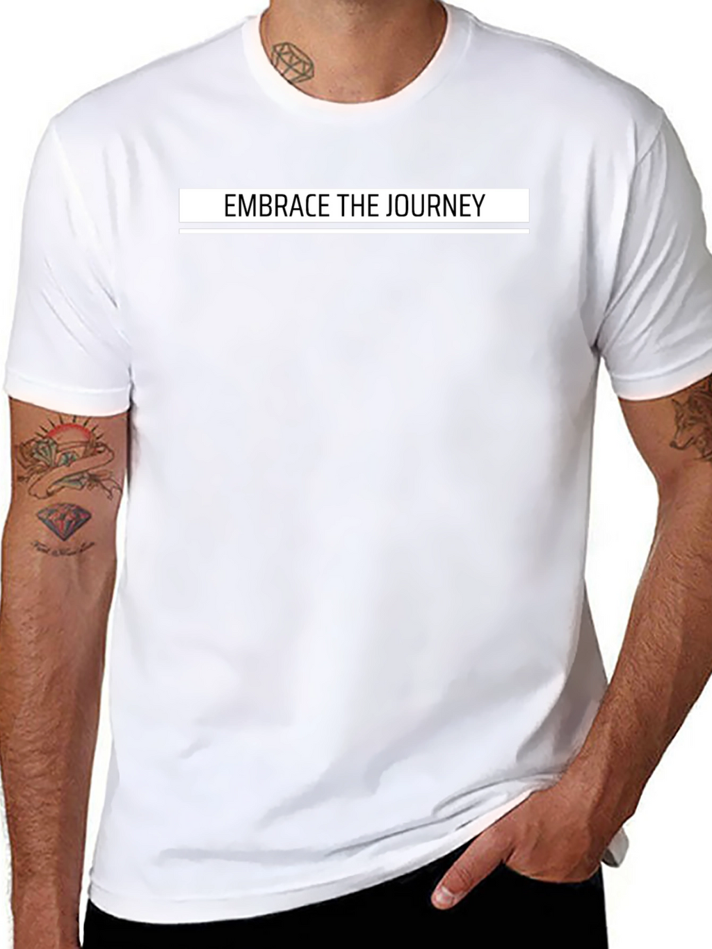 Embrace the Journey Black T-Shirt