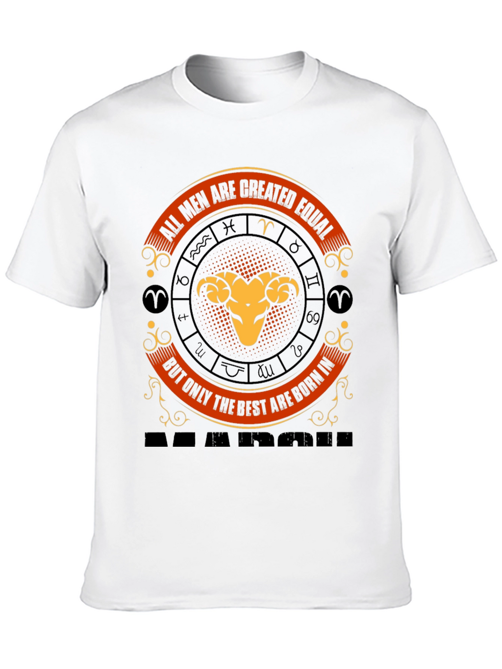 Aries Zodiac T-Shirt: Best Men Born in March