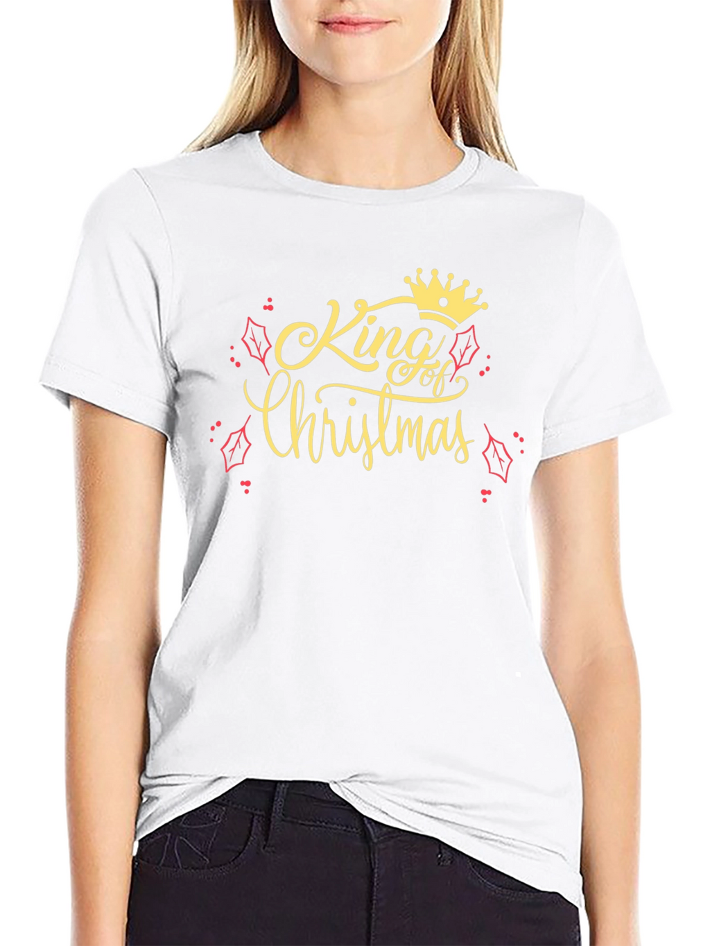 King of Christmas Black T-Shirt