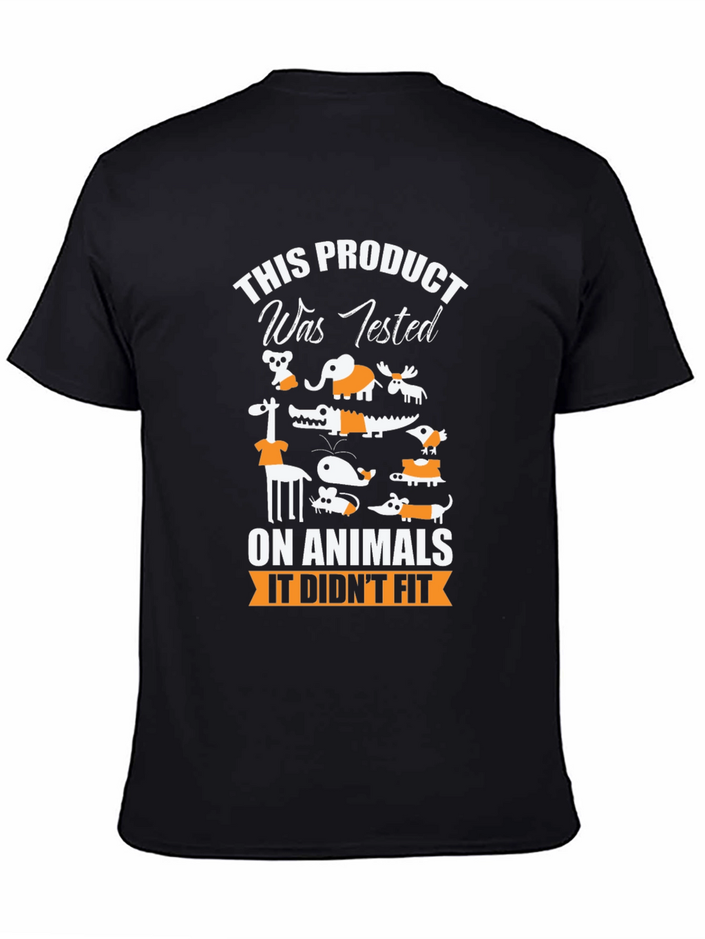 Animal Tested Humor Graphic T-Shirt