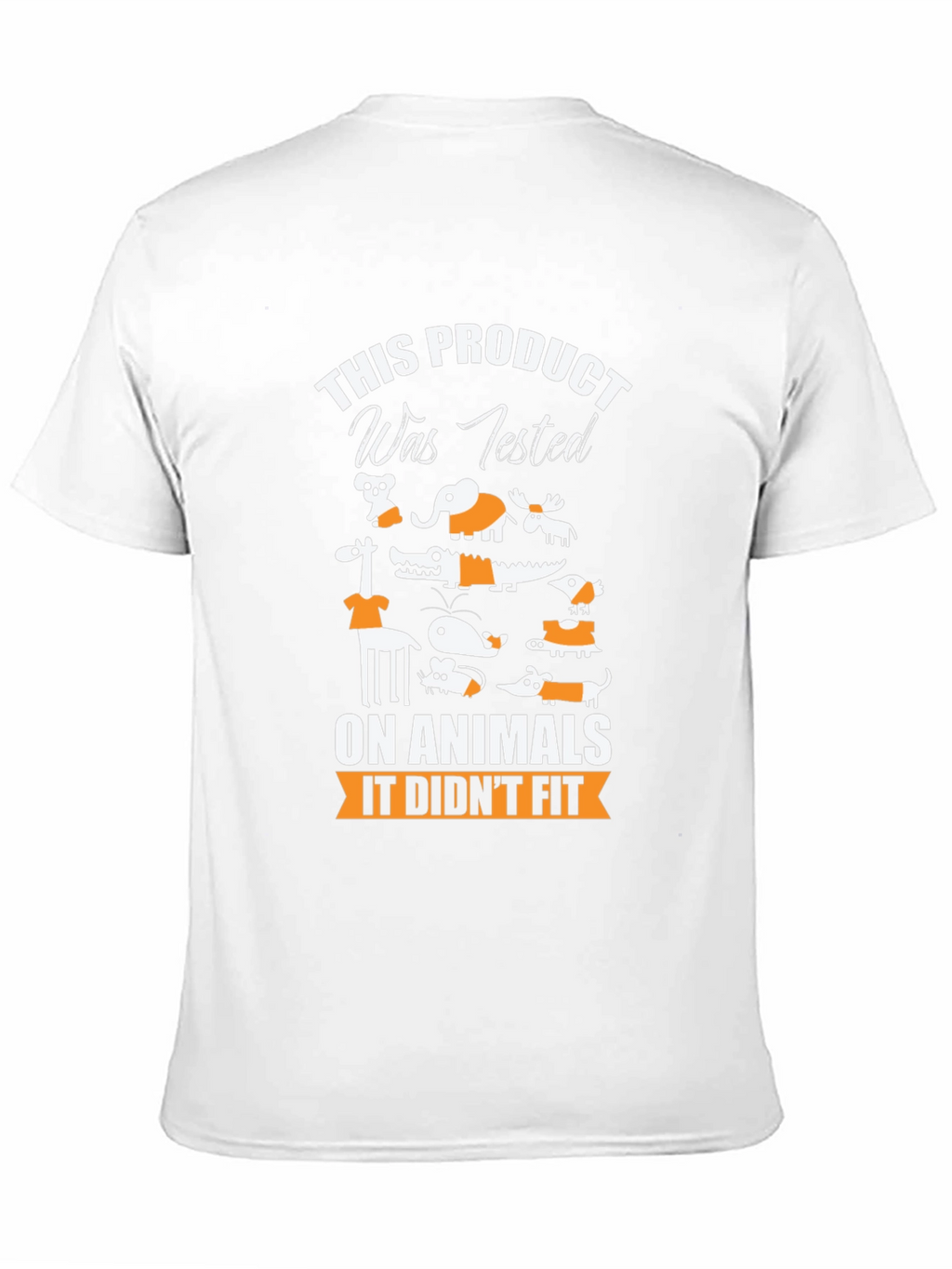 Animal Tested Humor Graphic T-Shirt