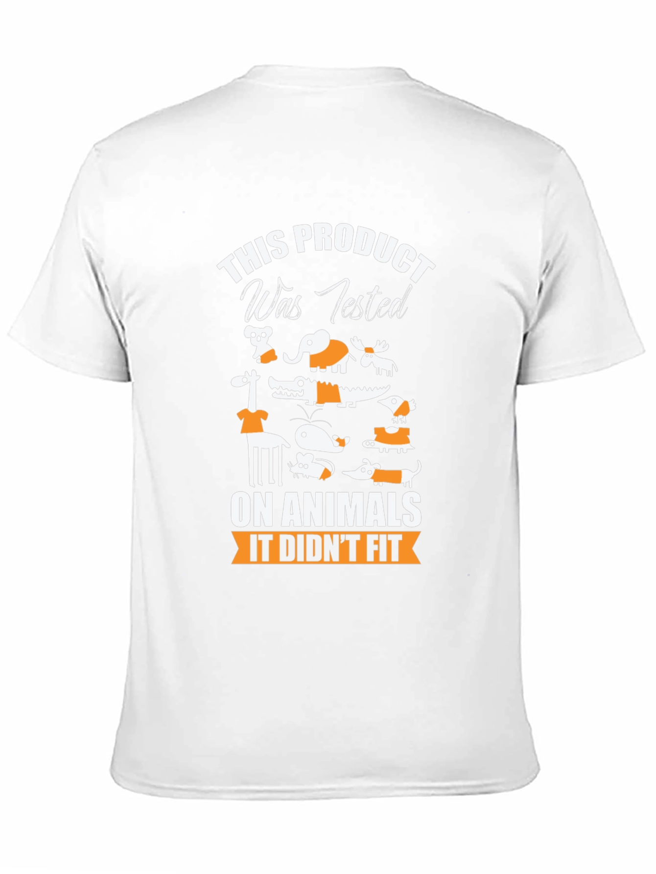 Animal Tested Humor Graphic T-Shirt