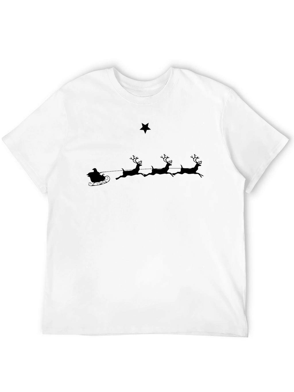 Festive Santas Sleigh Graphic Tee