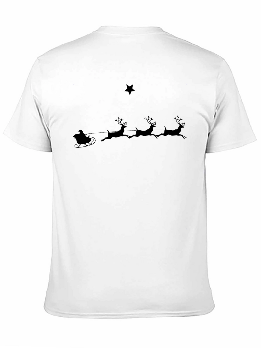 Festive Santas Sleigh Graphic Tee