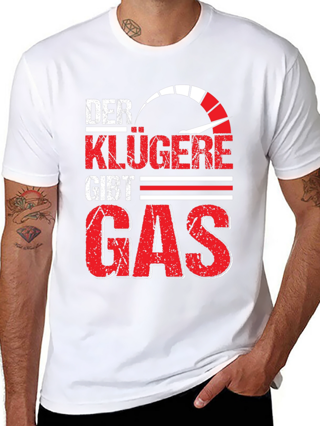 Der Klügere Gibt Gas Graphic Tee