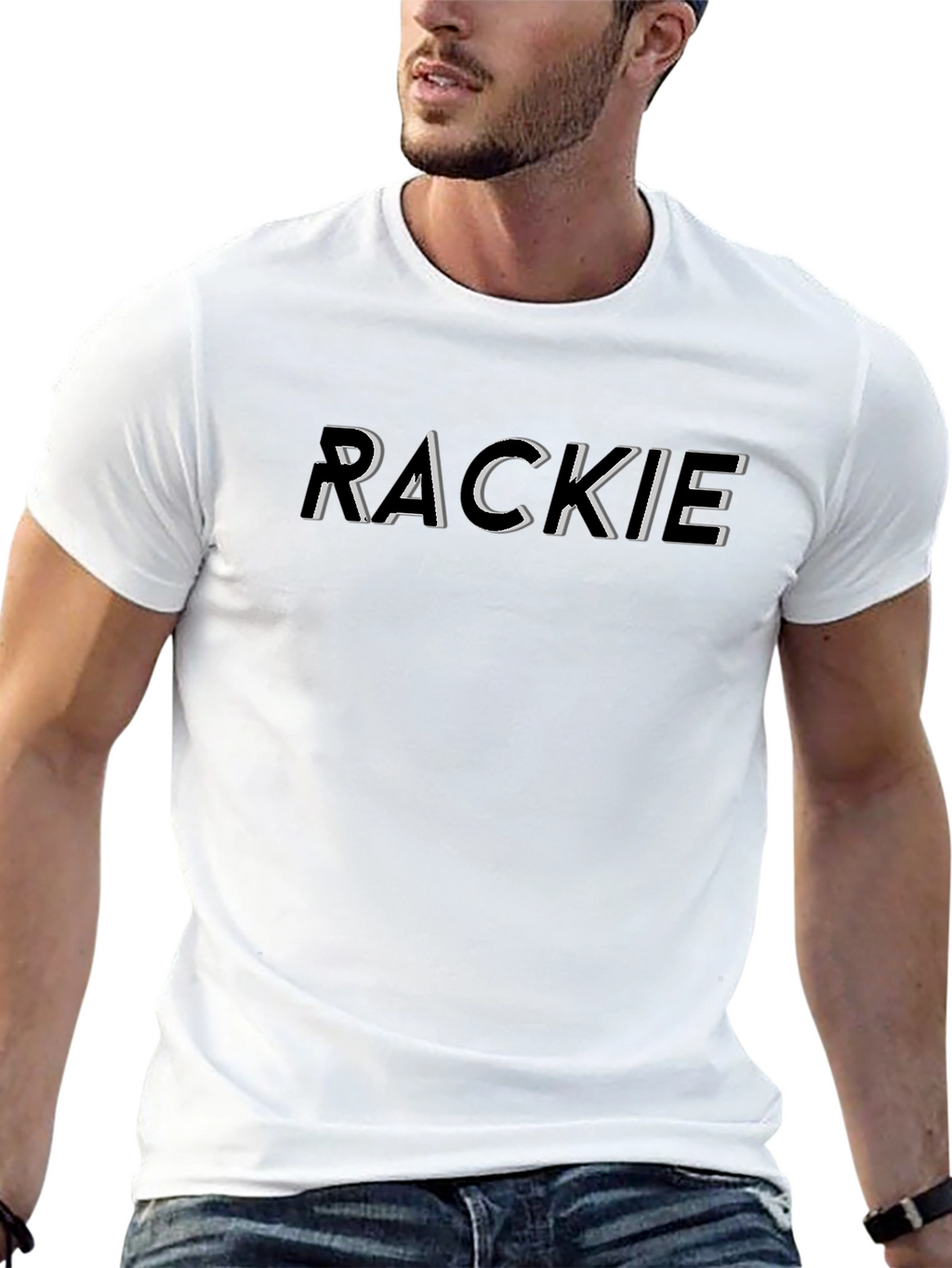 Rackie Black T-Shirt Casual Wear