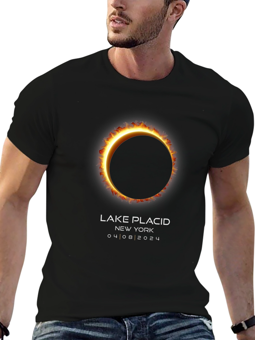 Lake Placid Solar Eclipse 2024 T-Shirt