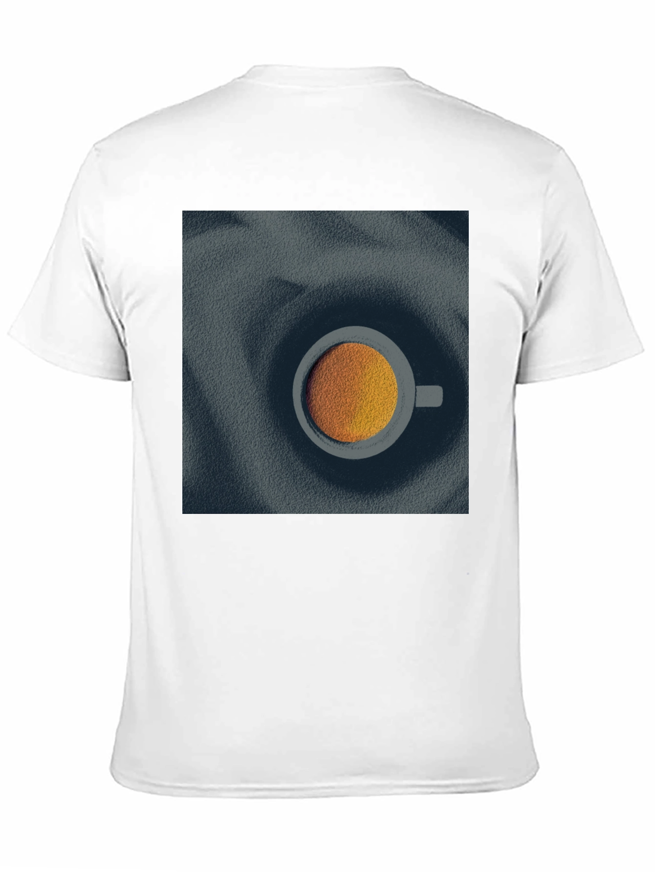 Modern Coffee Cup Graphic Tee - Unisex Black T-Shirt