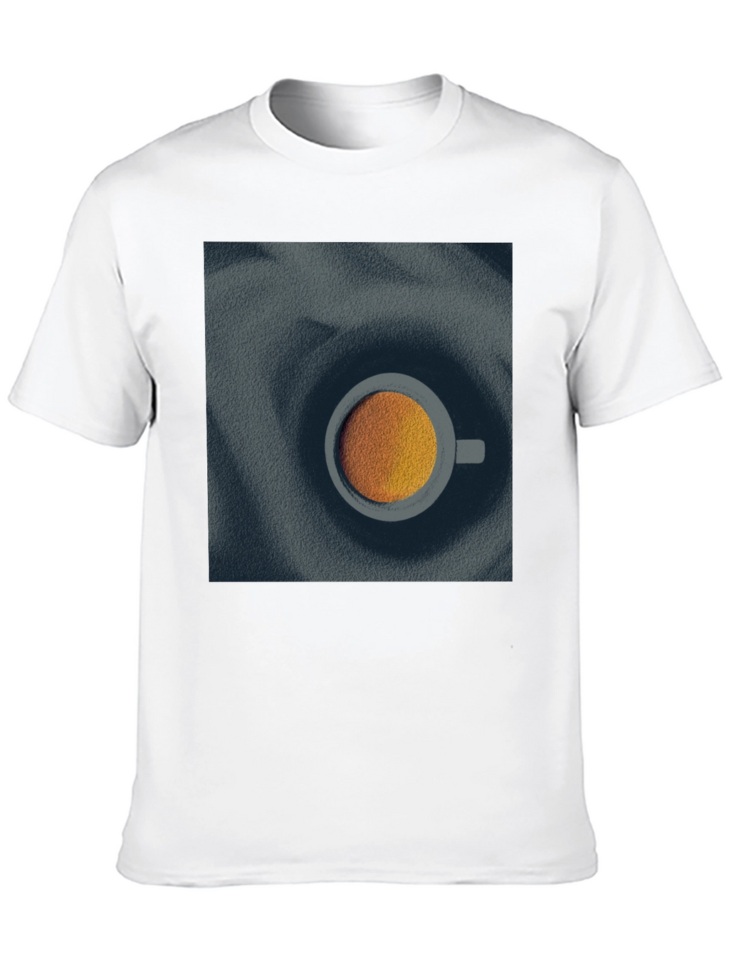 Modern Coffee Cup Graphic Tee - Unisex Black T-Shirt