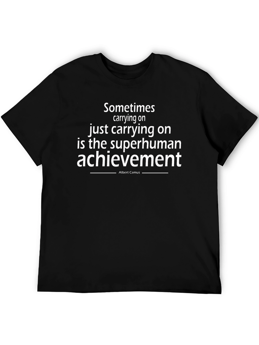 Superhuman Achievement Graphic T-Shirt - Black