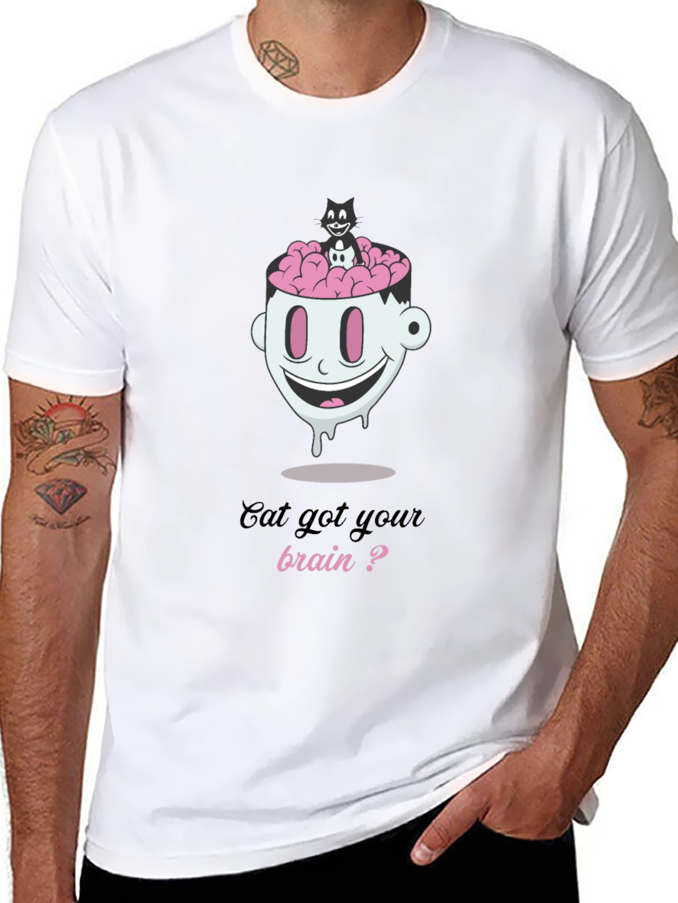 Cat Got Your Brain? Graphic Tee