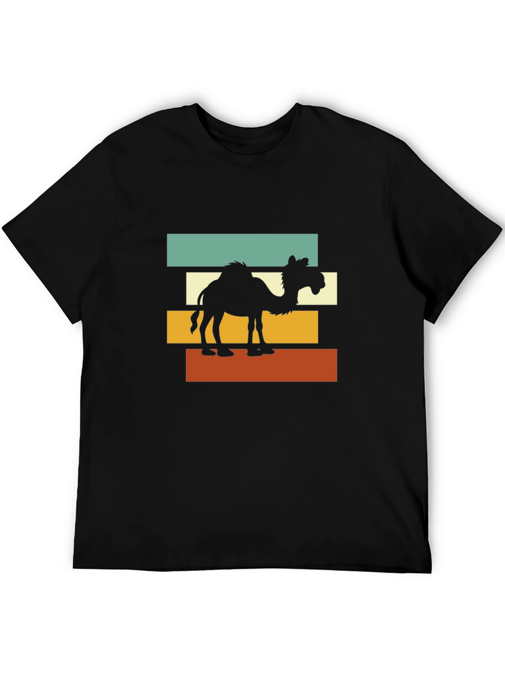 Retro Camel Graphic T-Shirt - Desert Vibes