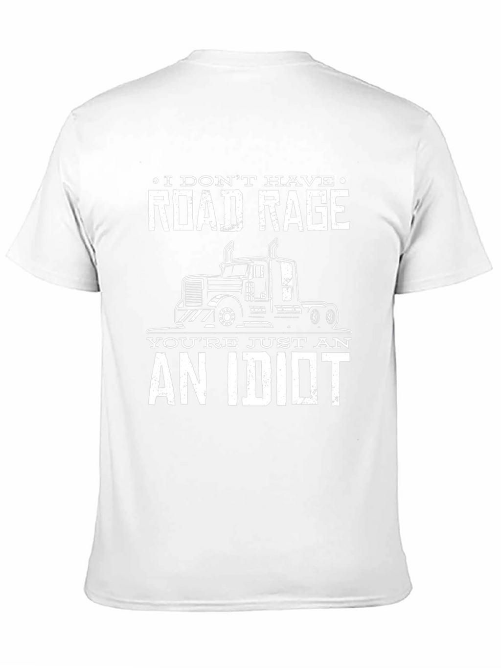 Road Rage Trucker T-Shirt Funny Slogan Tee