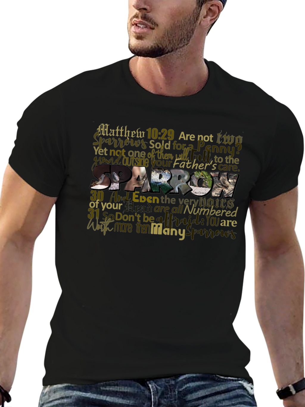Matthew 10:29 Sparrow T-Shirt