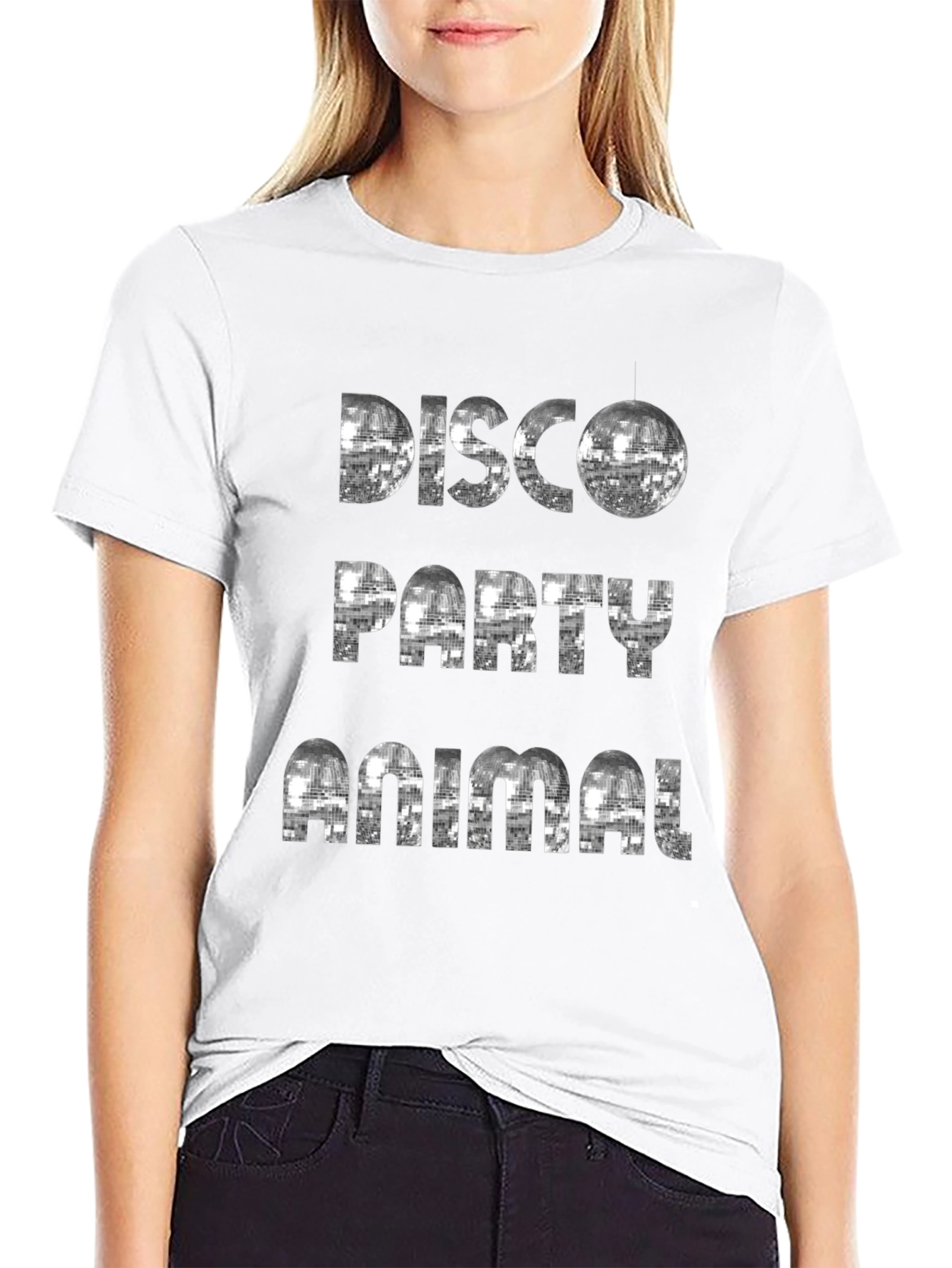 Disco Party Animal Graphic Tee