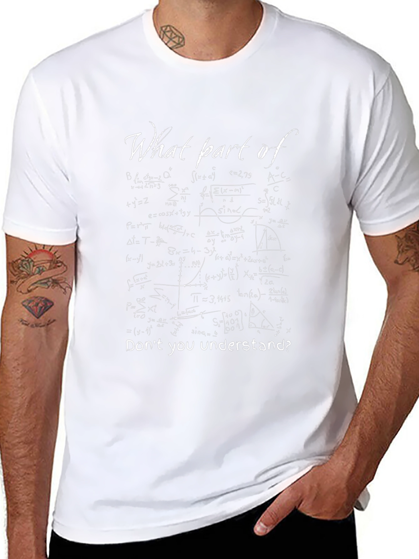 Math Equations T-Shirt - What Part Dont You Understand?