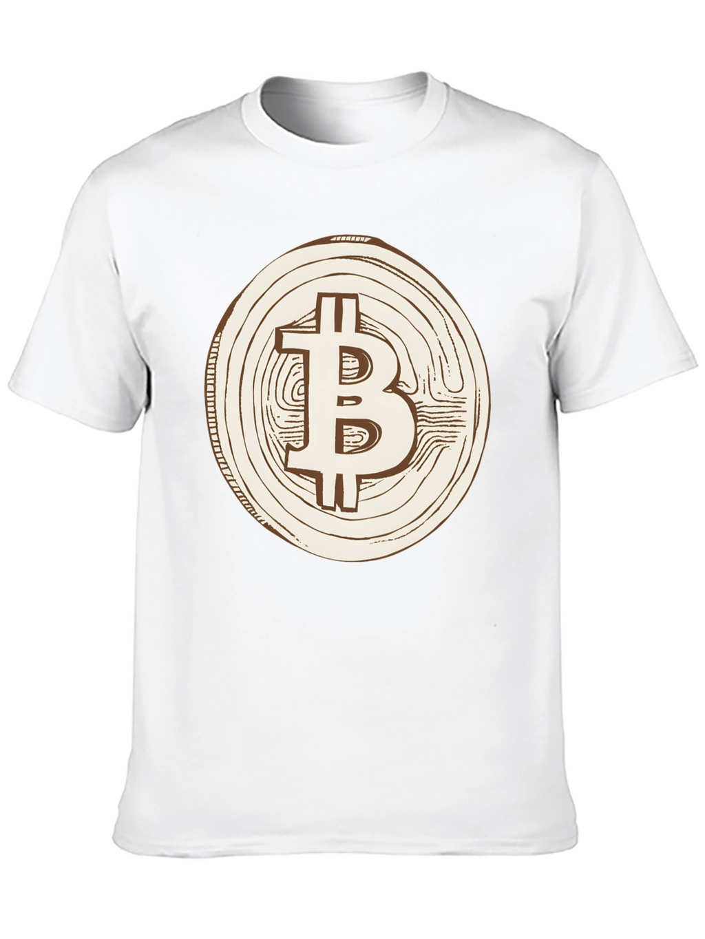 Bitcoin Logo Graphic Tee - Crypto Currency Fan Shirt