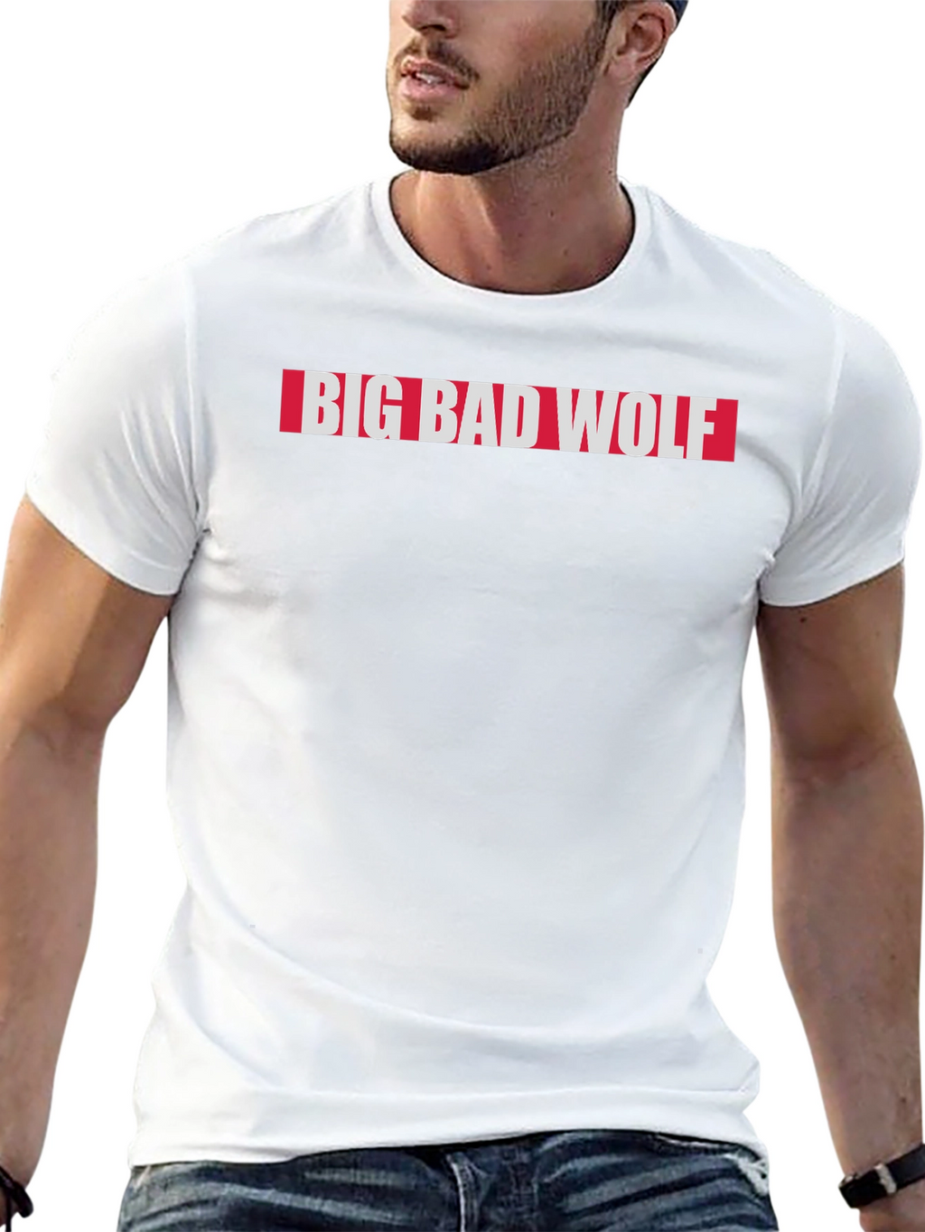 Big Bad Wolf Graphic Tee - Soft Cotton Blend