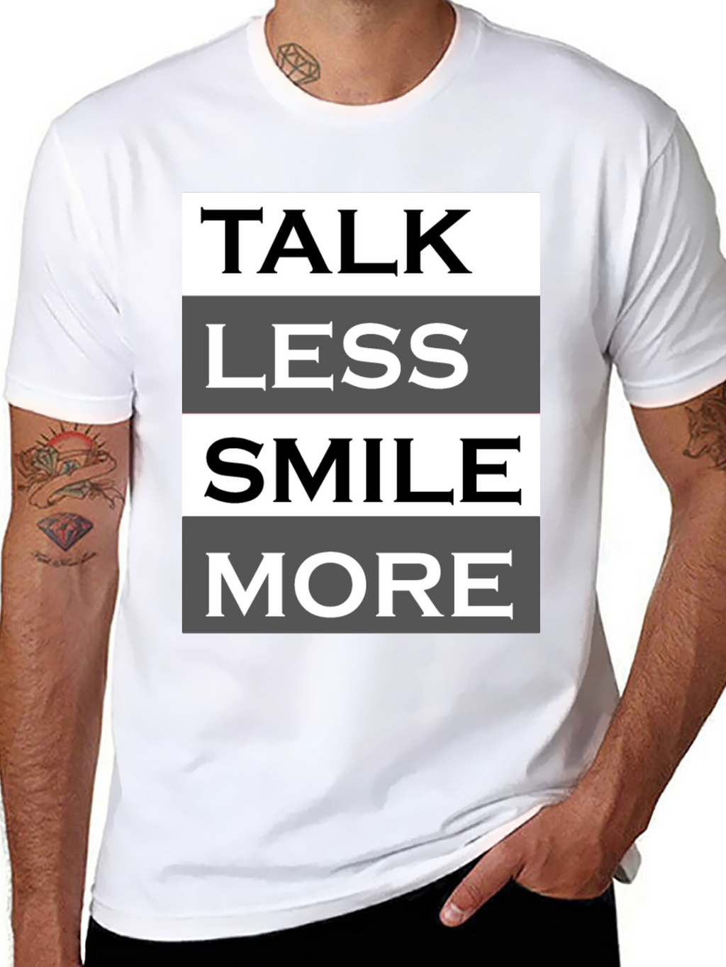 Talk Less Smile More Graphic Tee