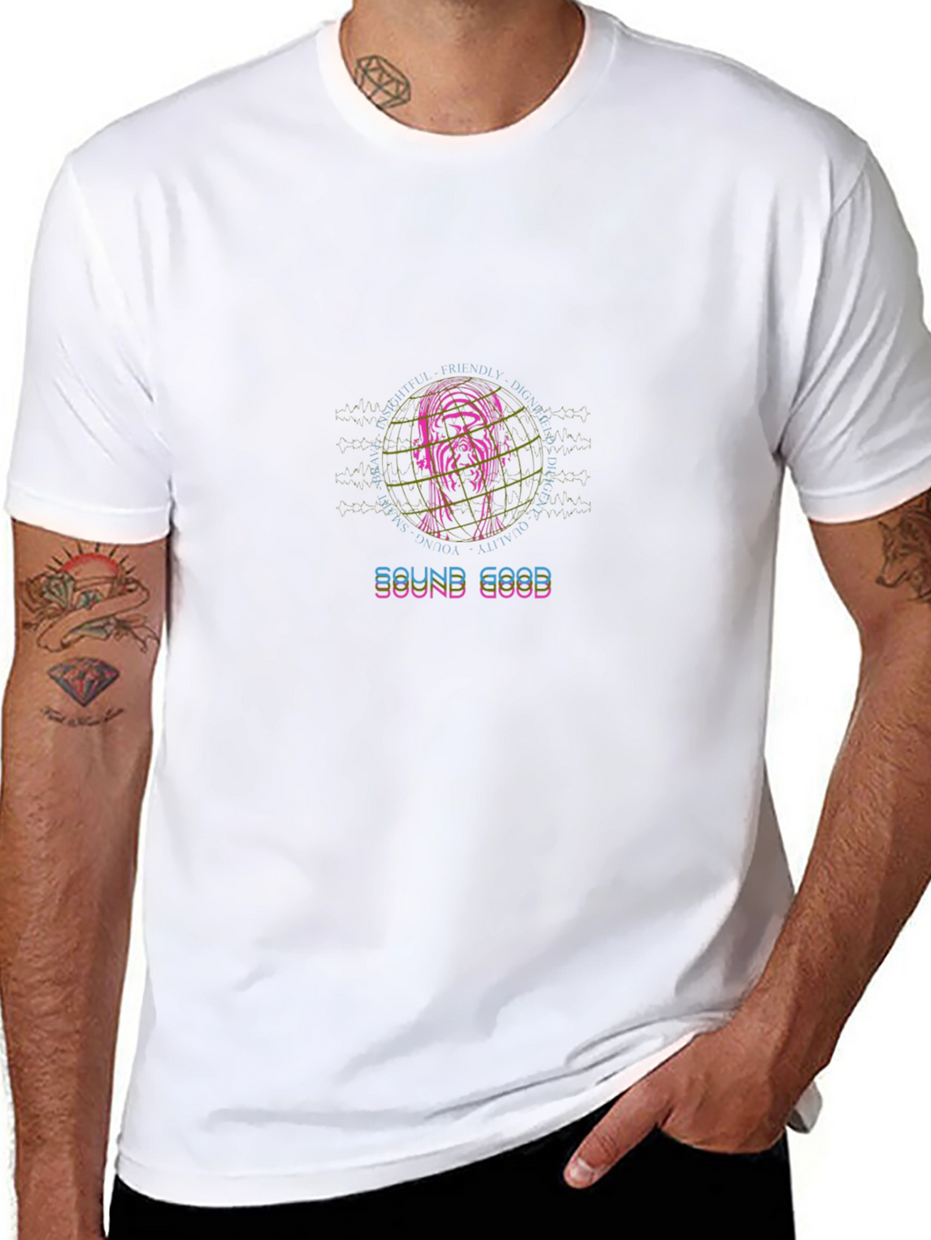 Sound Good Graphic Tee - Retro Style