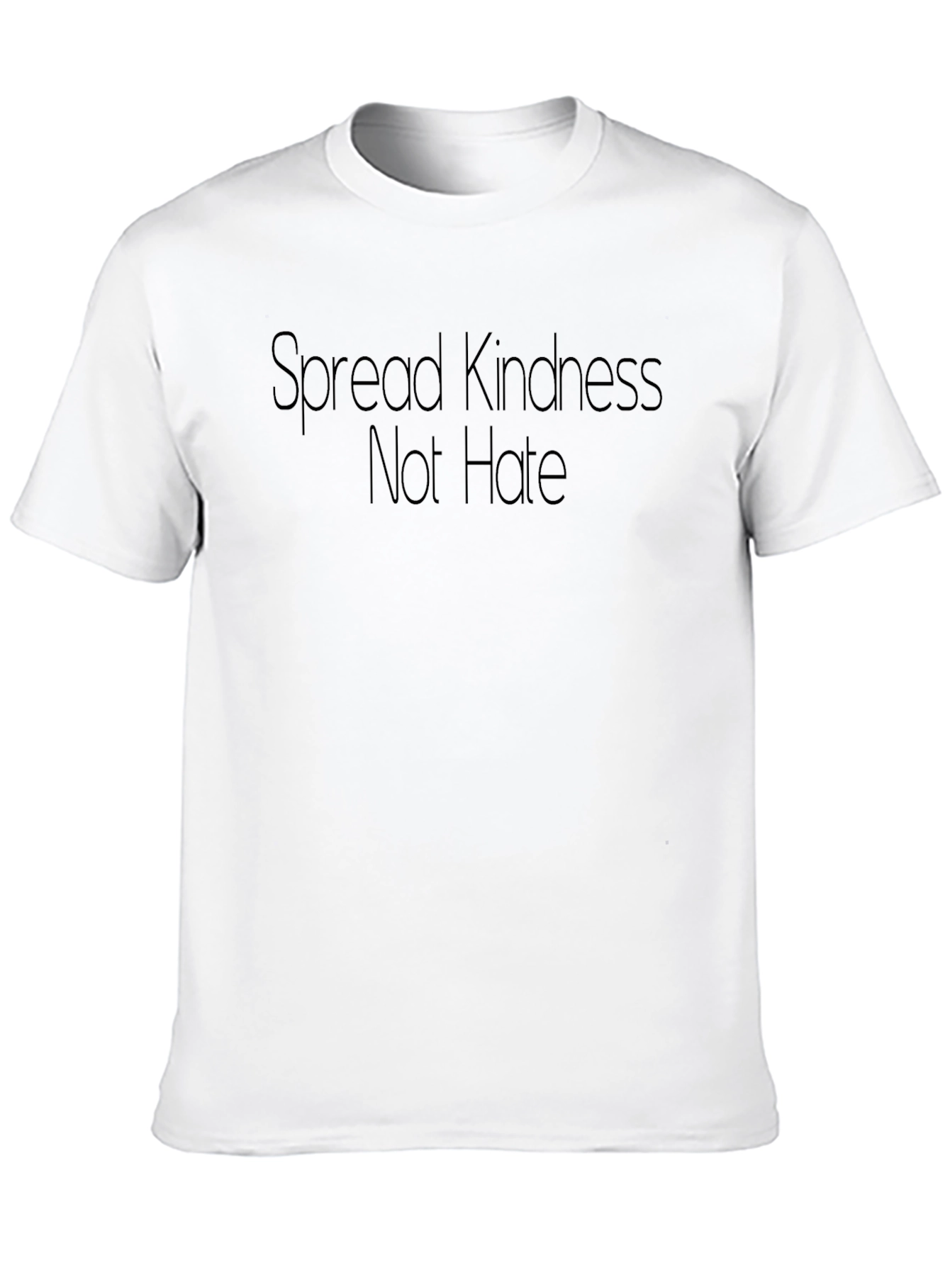 Kindness T-Shirt - Spread Kindness Not Hate Black Tee
