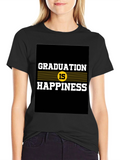 Graduation is Happiness Graphic Tee