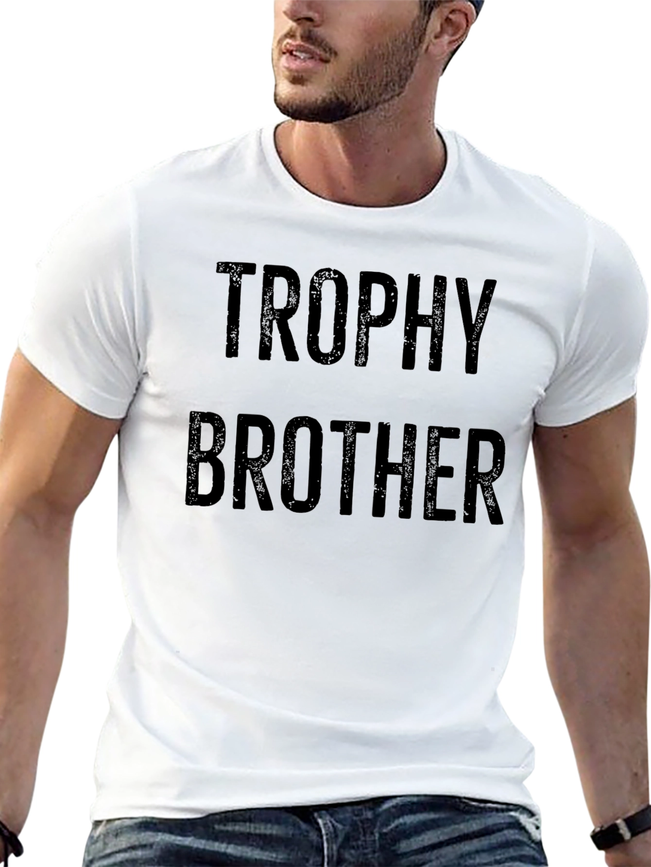 Trophy Brother Graphic T-Shirt - Black