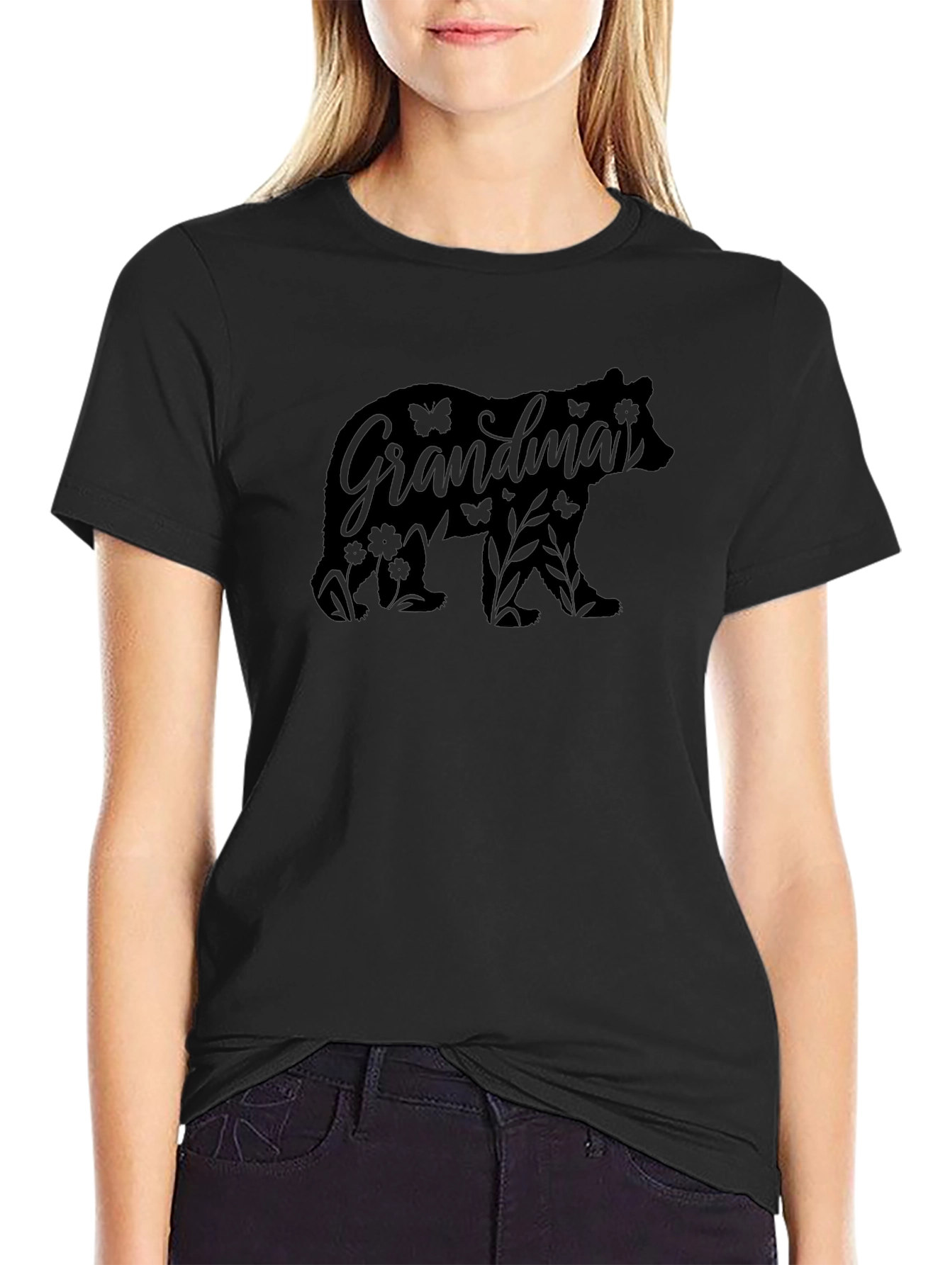 Grandma Bear Graphic Tee - Cute Family T-Shirt
