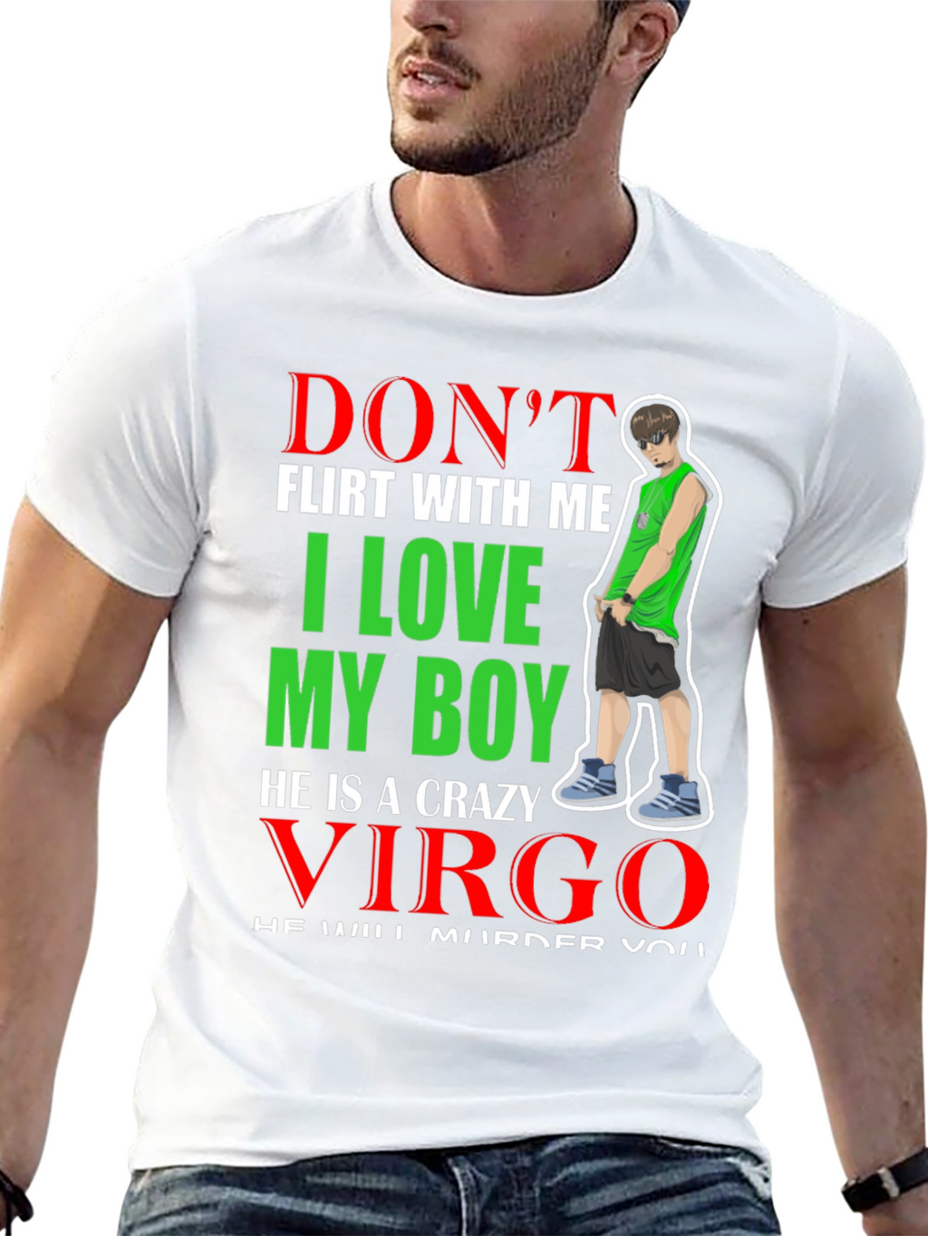 Dont Flirt With Me Virgo Boyfriend T-Shirt