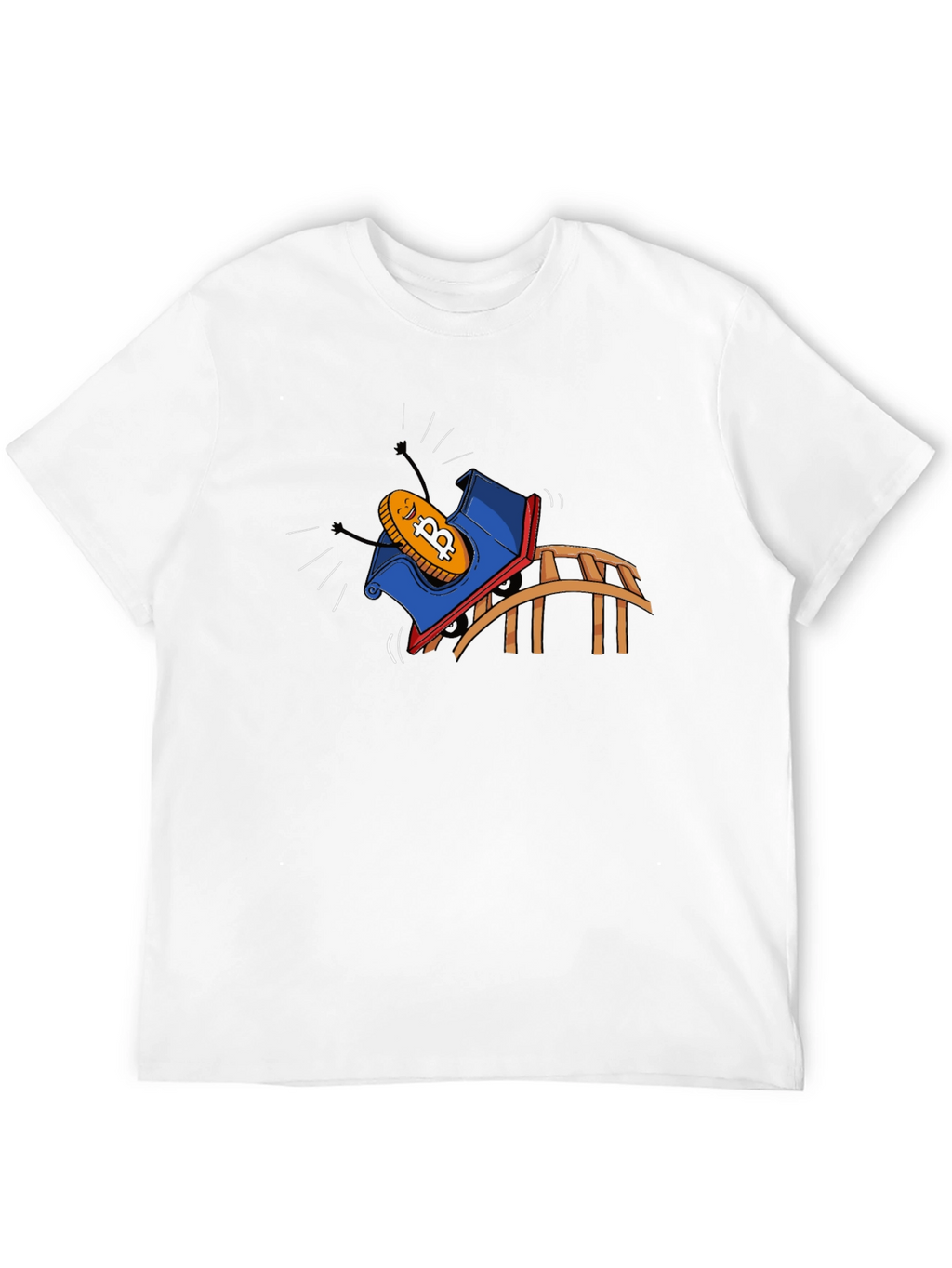 Bitcoin Rollercoaster Ride Graphic Tee