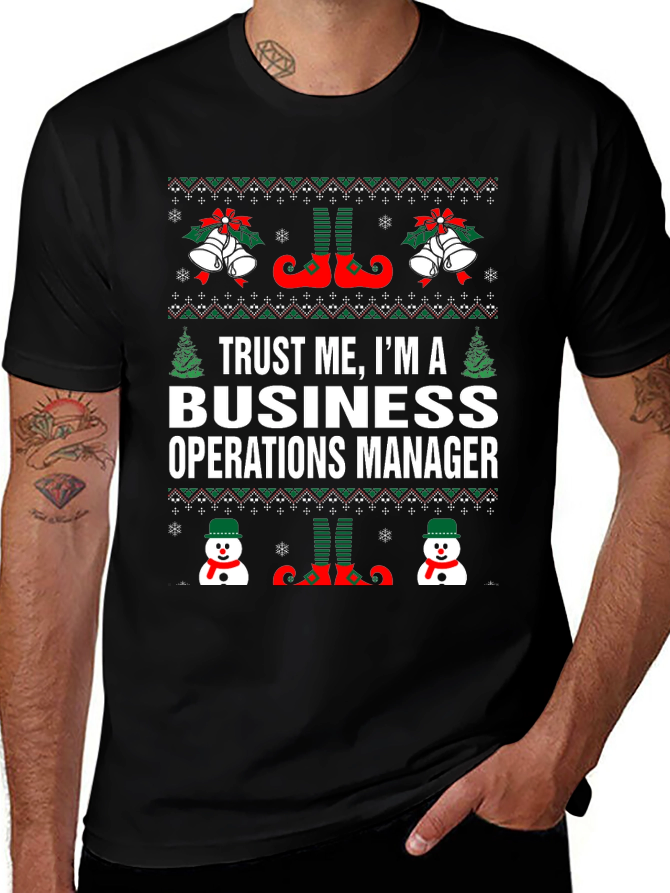 Trust Me Business Operations Manager Christmas T-Shirt