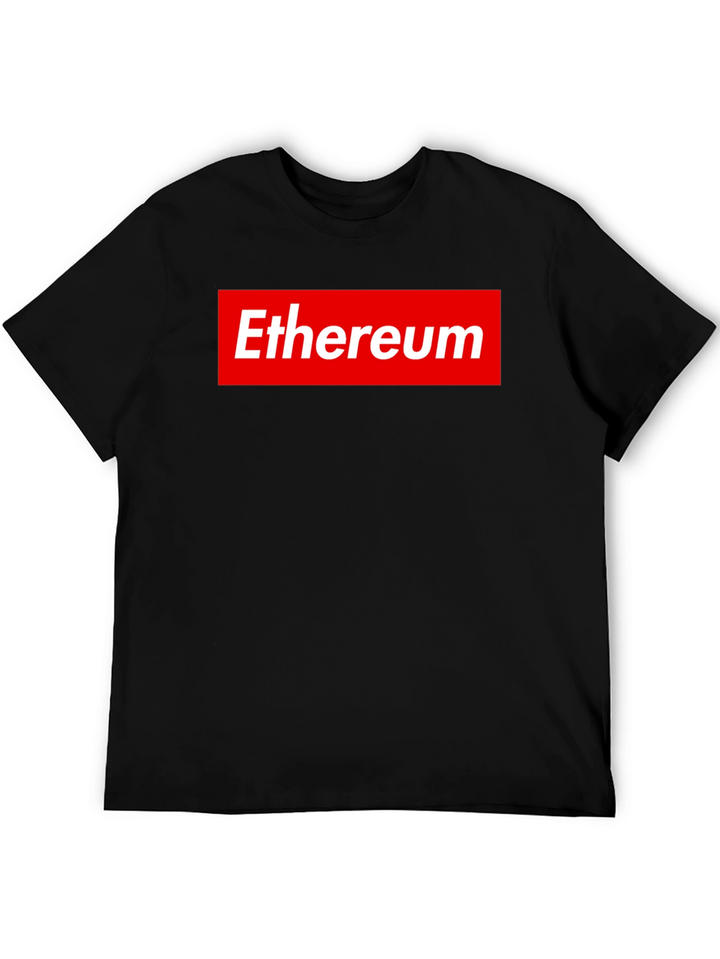 Ethereum Logo Black T-Shirt - Supreme Style