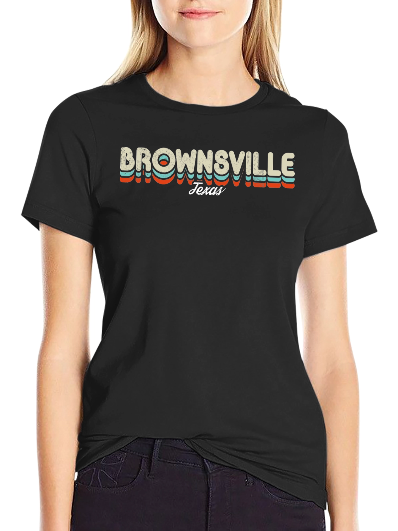 Brownsville Texas Retro Style T-Shirt