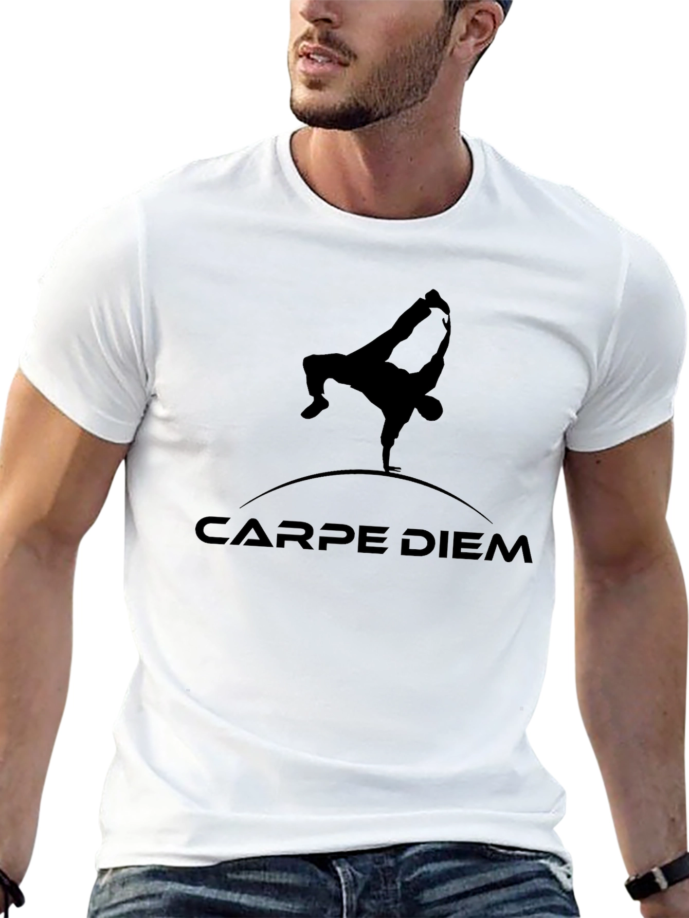 Carpe Diem Black Graphic Tee