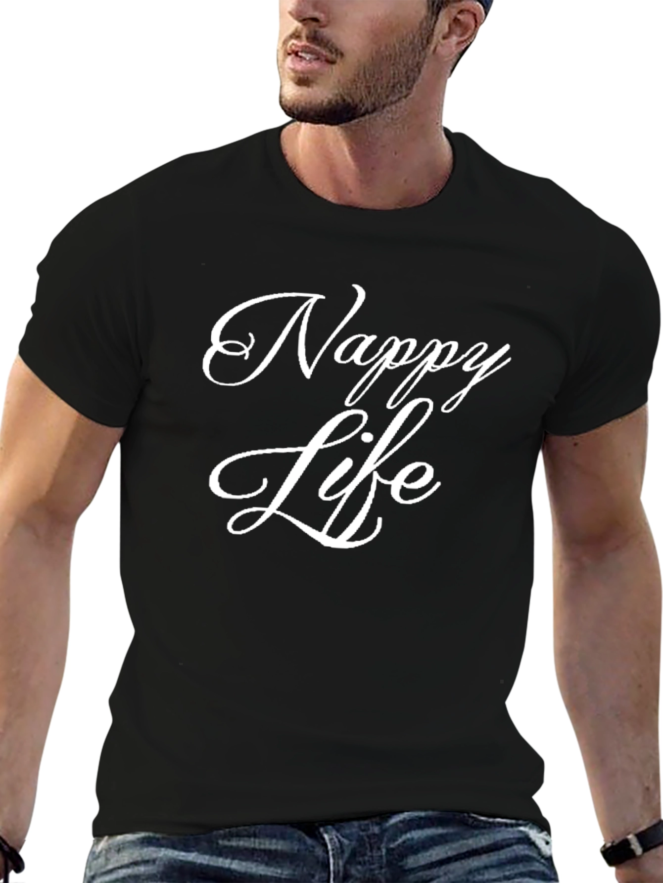 Nappy Life Graphic T-Shirt - Soft Cotton Tee