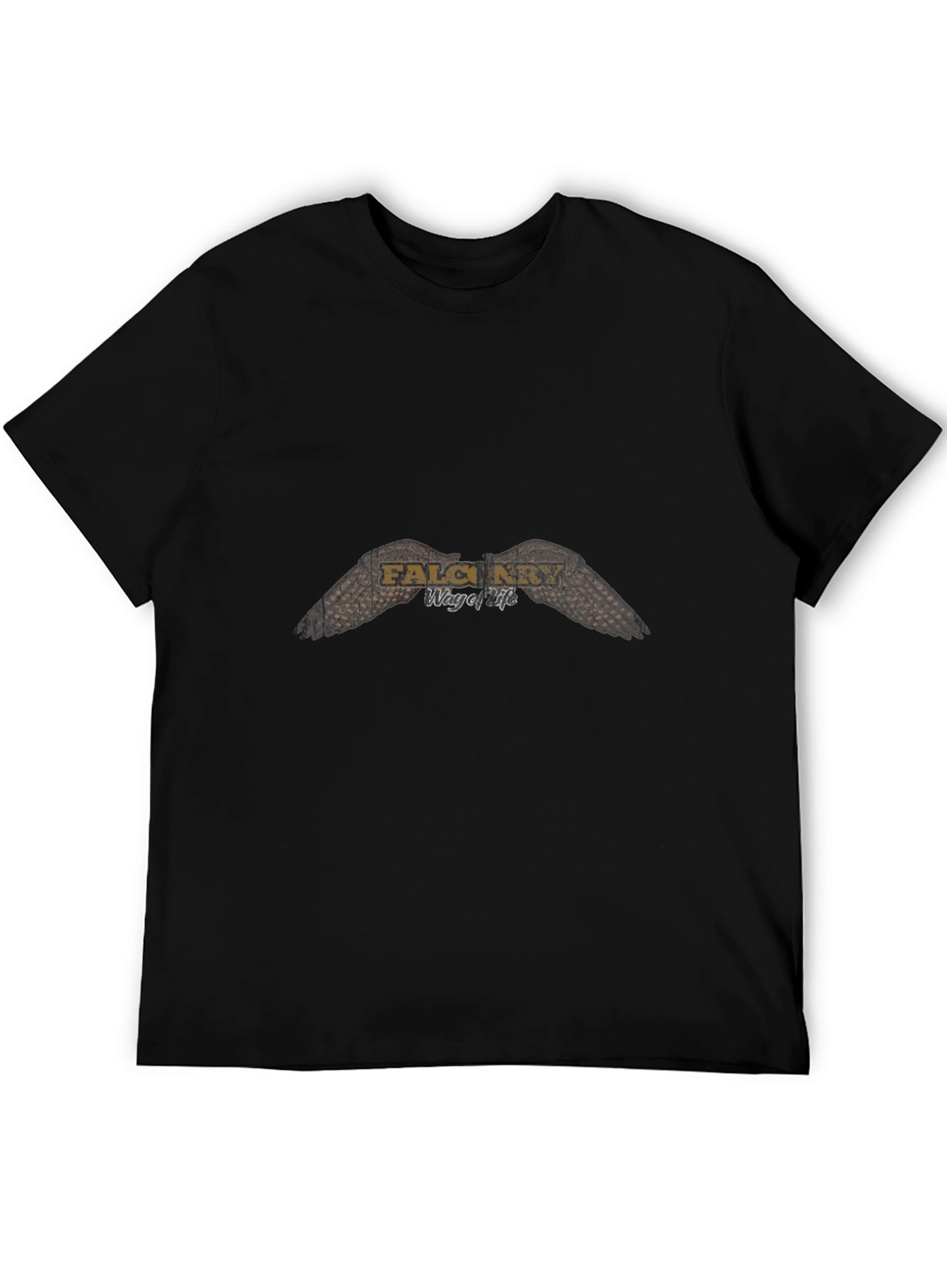 Falconry Way of Life Black T-Shirt