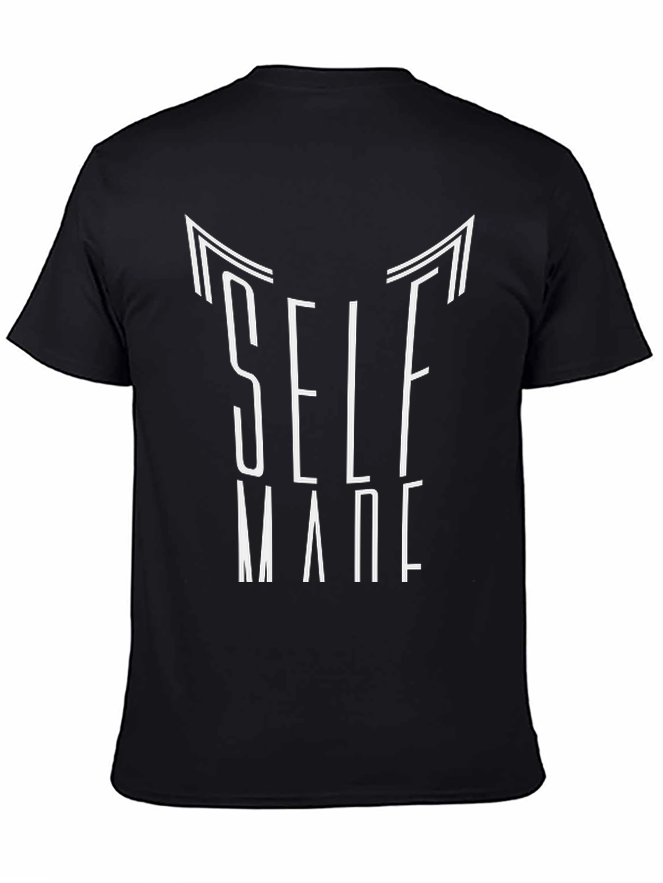 Self Made Black Graphic Tee