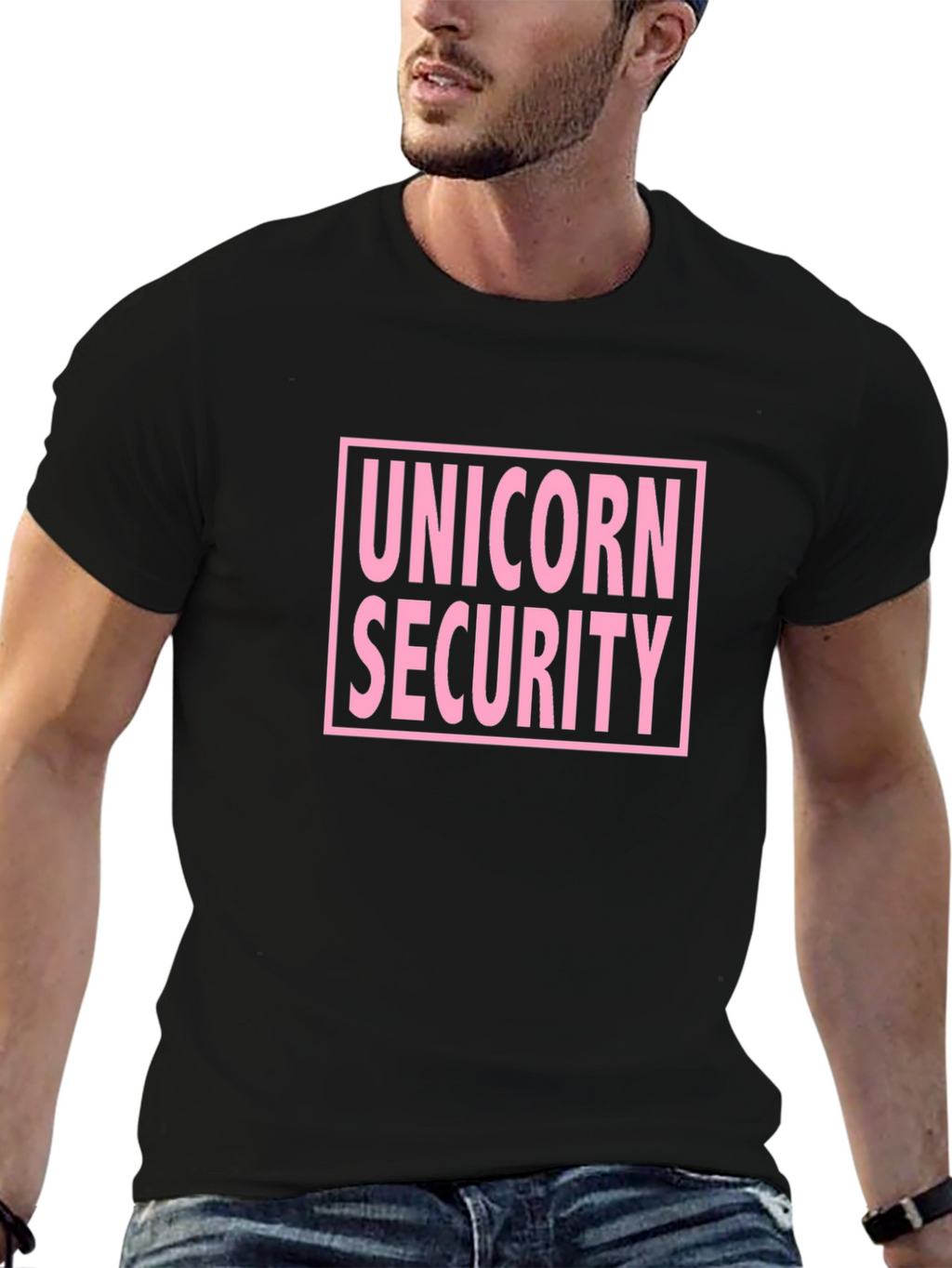 Unicorn Security Graphic T-Shirt