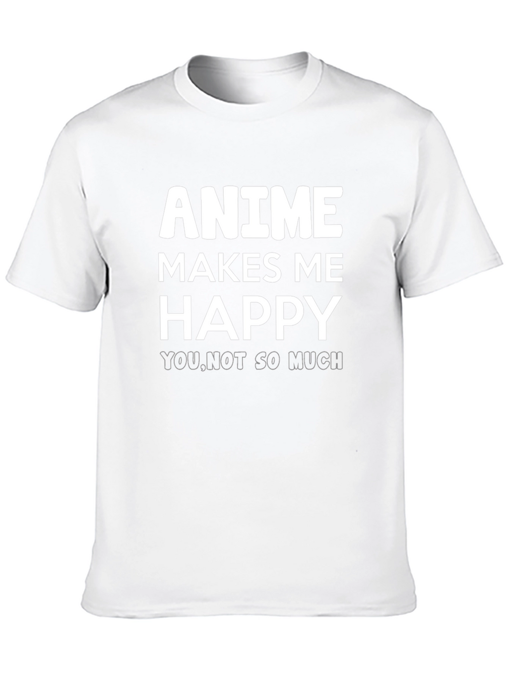 Anime Makes Me Happy Graphic Tee