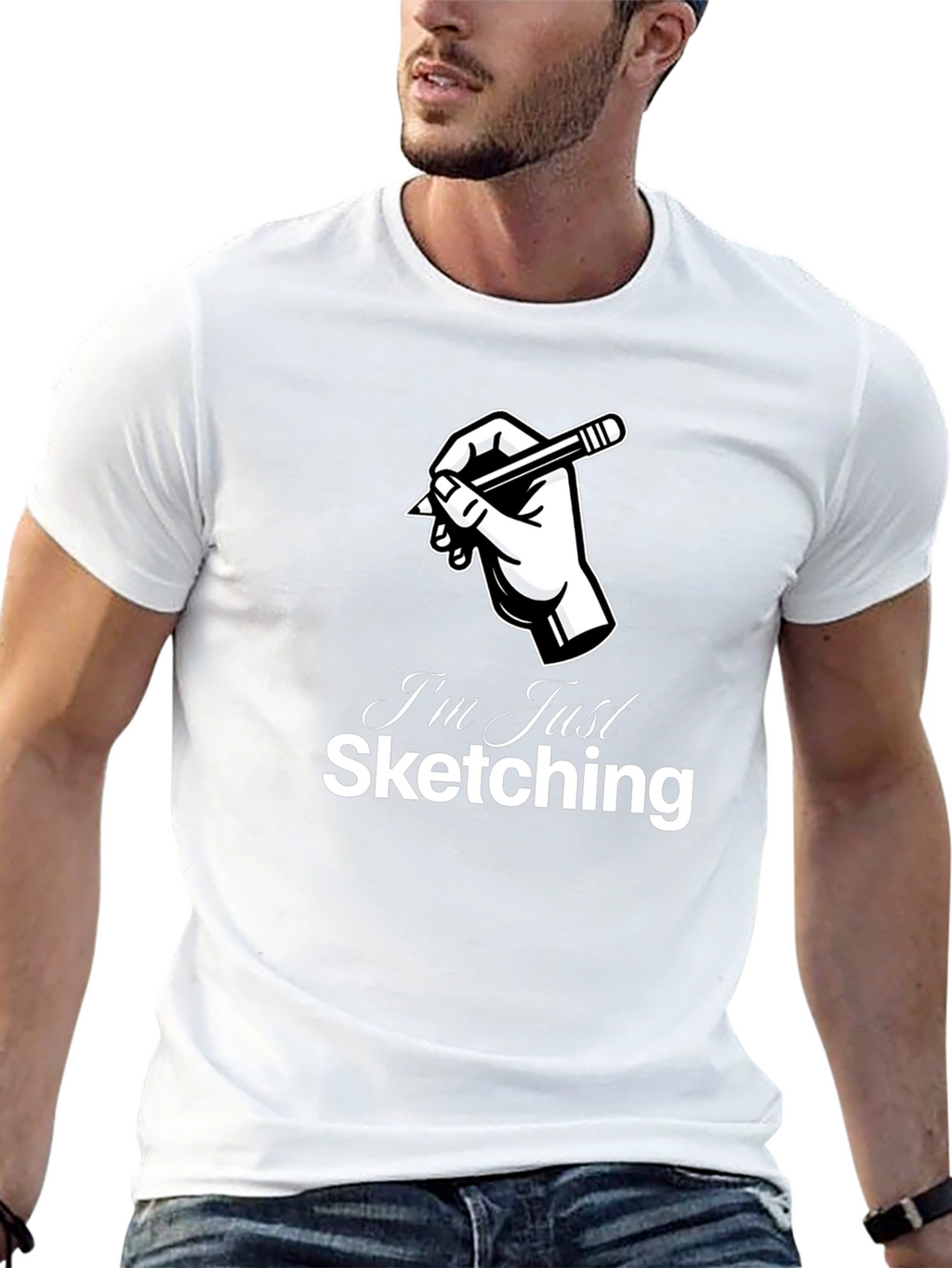 Just Sketching T-Shirt - Artist Graphic Tee