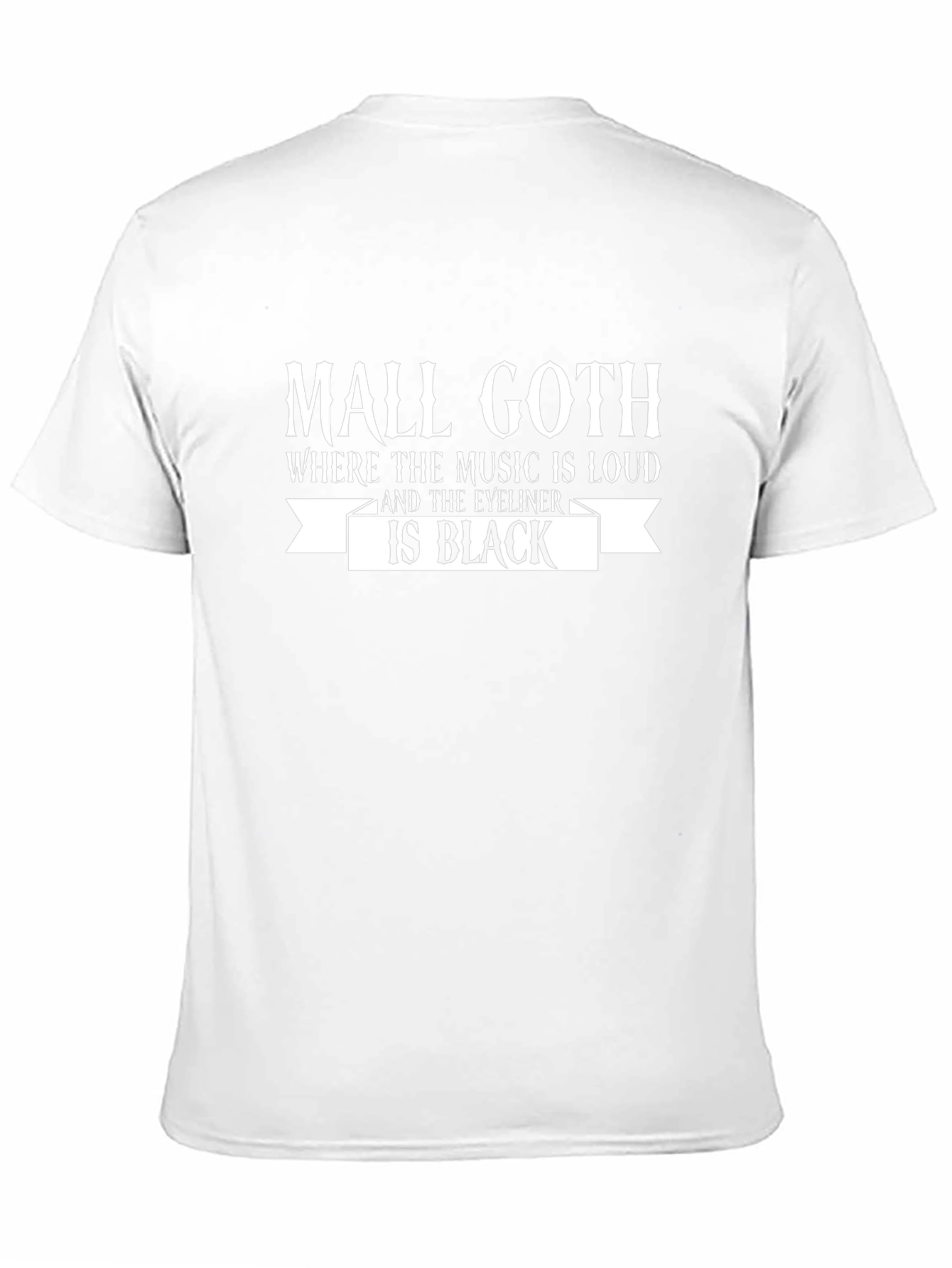 Mall Goth Black Graphic Tee