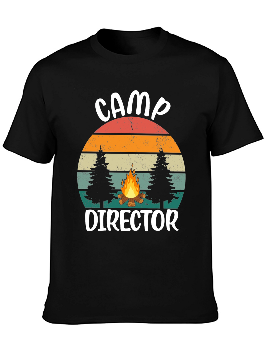 Camp Director Graphic Tee - Retro Camping Shirt