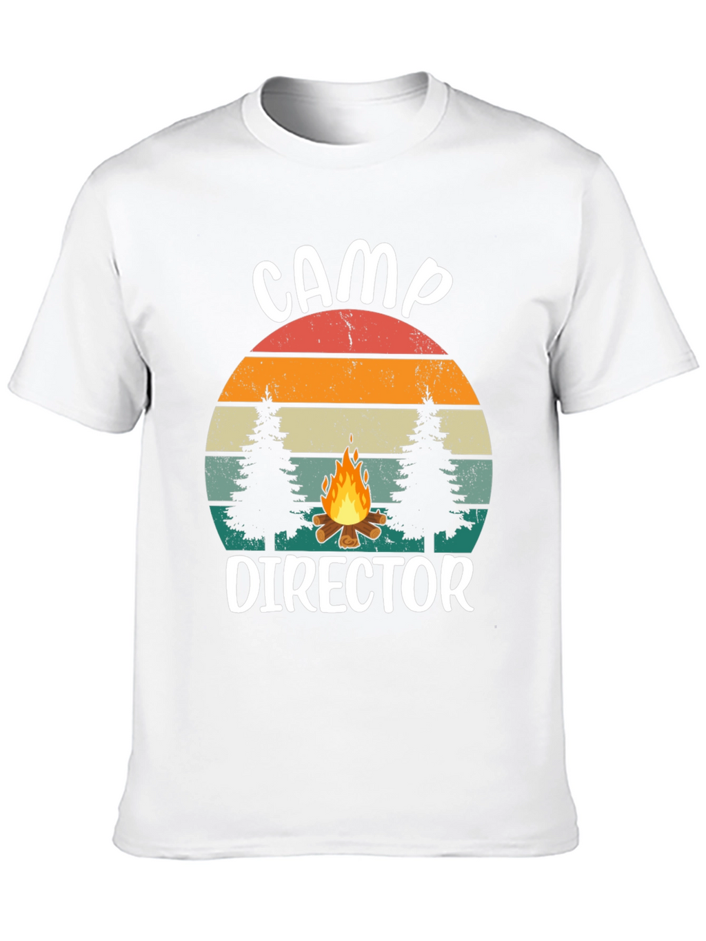 Camp Director Graphic Tee - Retro Camping Shirt