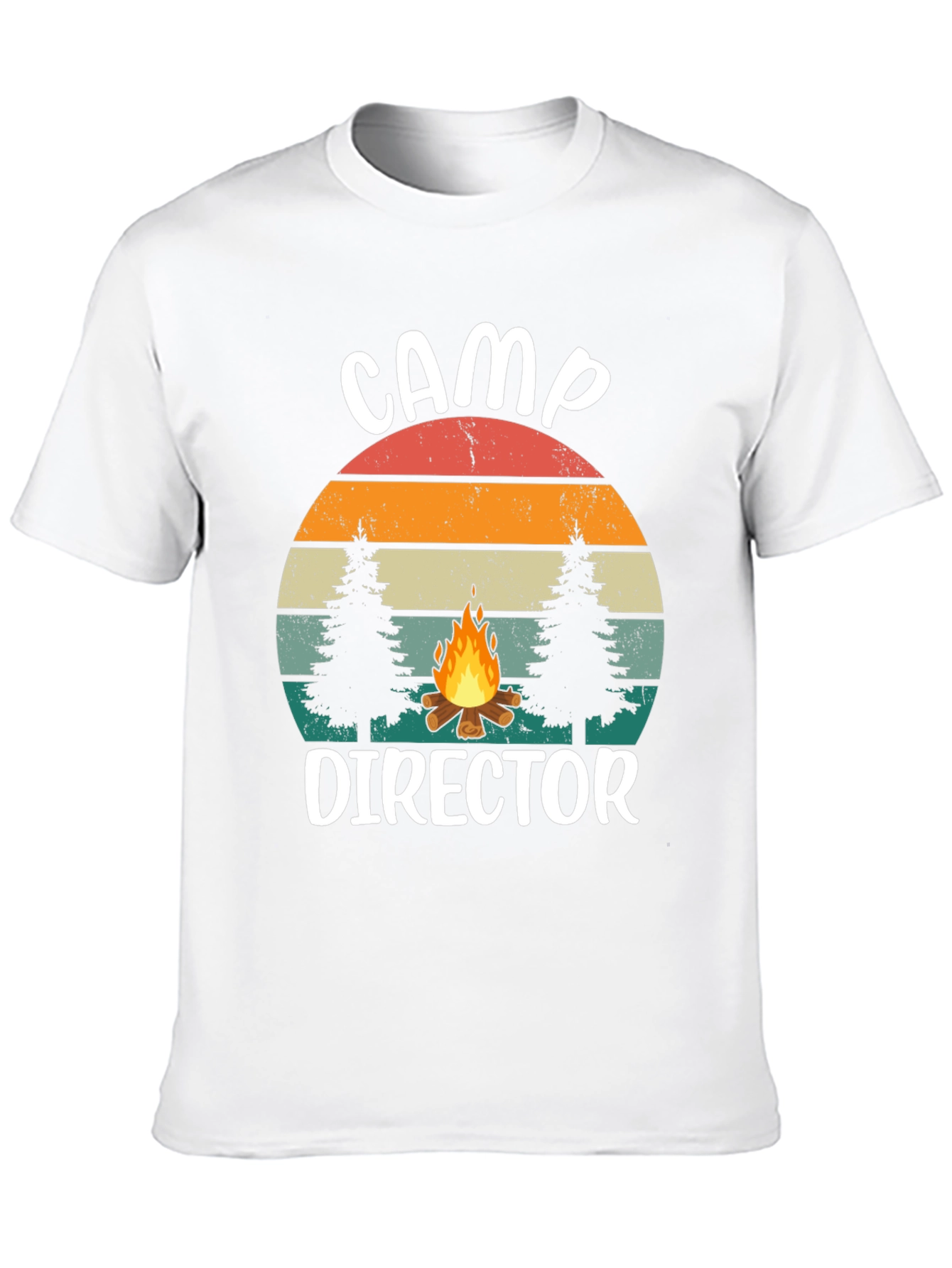 Camp Director Graphic Tee - Retro Camping Shirt